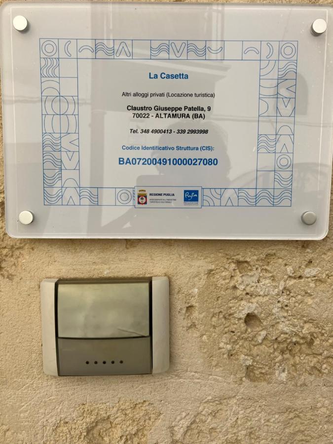 אלטאמורה La Casetta מראה חיצוני תמונה